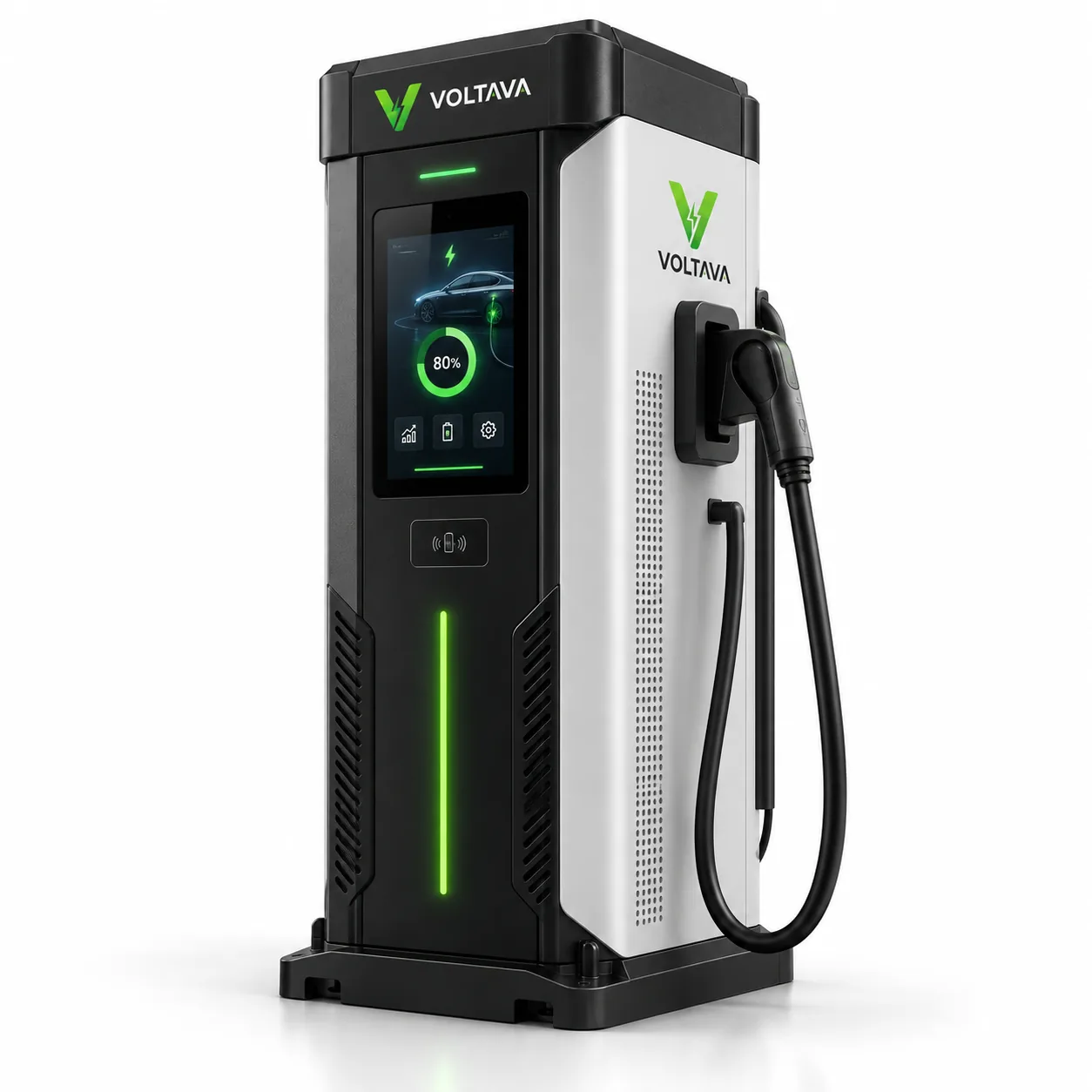 DC Fast Charger Electronics, concept render